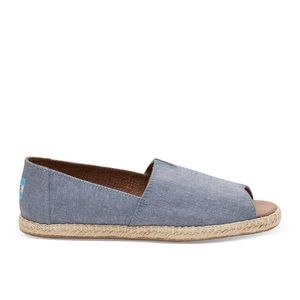 NWOB Toms open-toe espadrille slip-on
